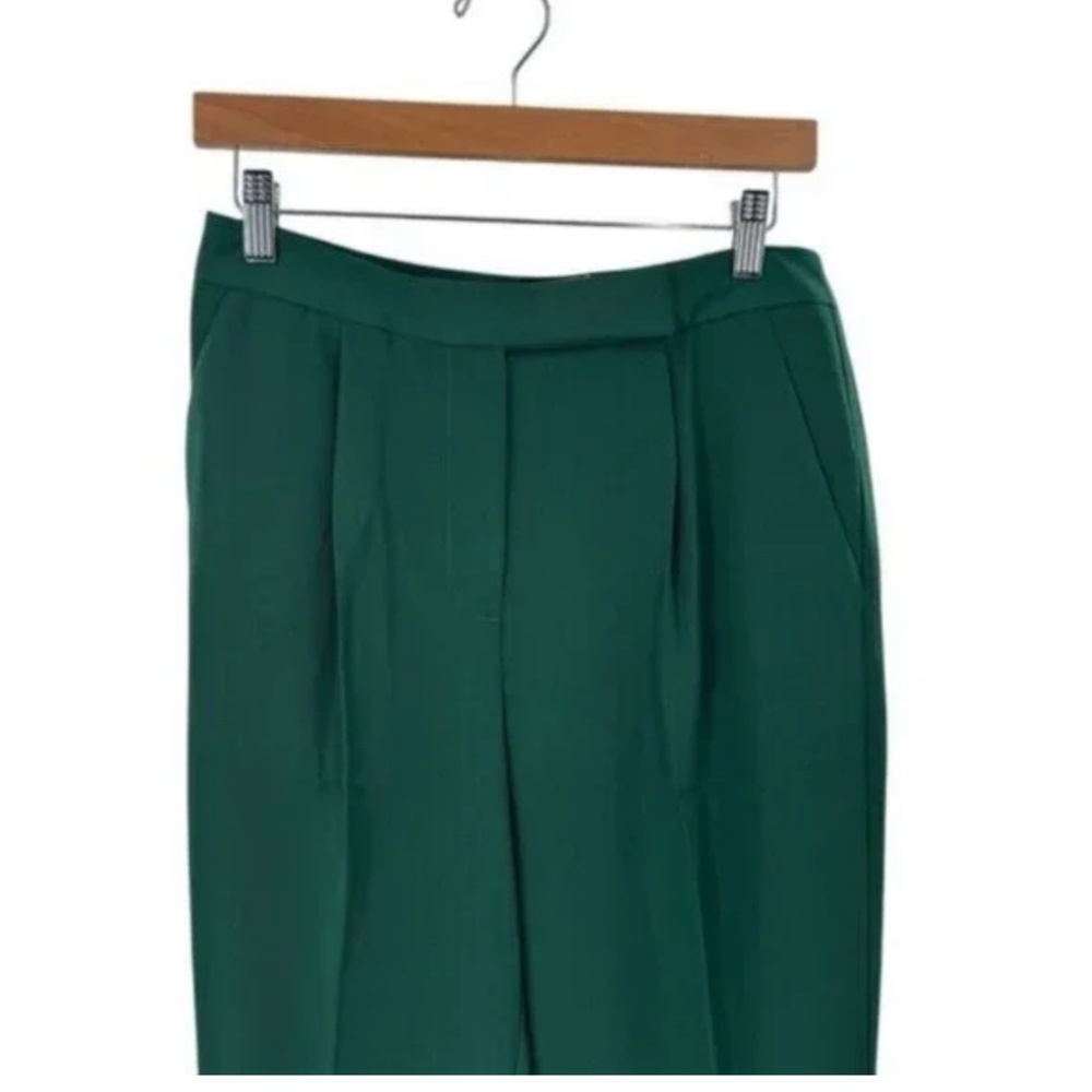 Tuckernuck NEW Green pleated High Rise Duncan pants - Picture 3 of 6